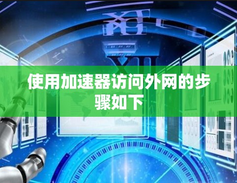 使用加速器访问外网的步骤如下